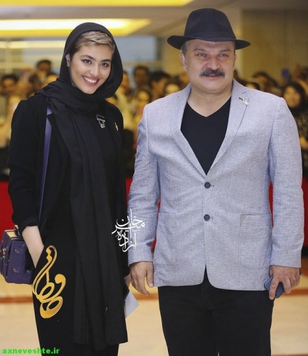 عکس بازیگران در جشن حافظ با برندگان 97