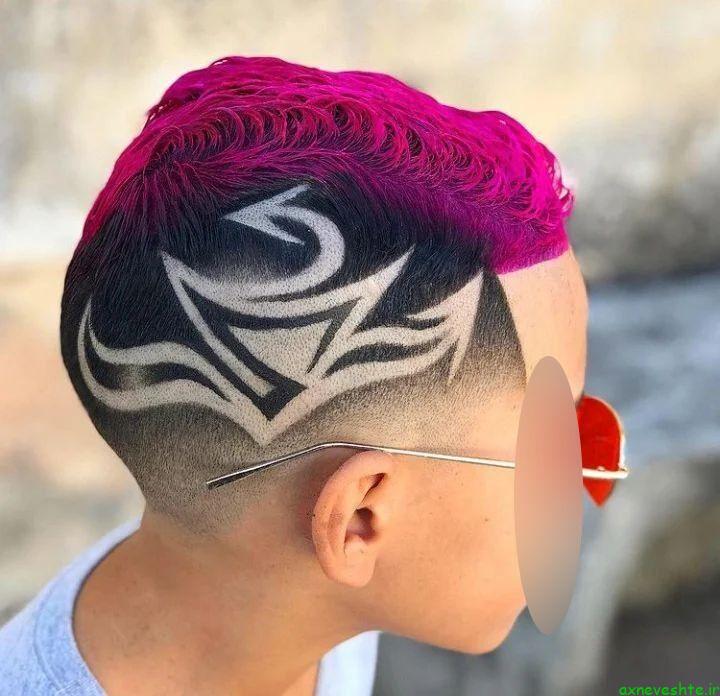 آندرکات صورتی مجعد