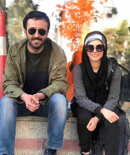 عکس و بیوگرافی حسام محمودی و همسرش