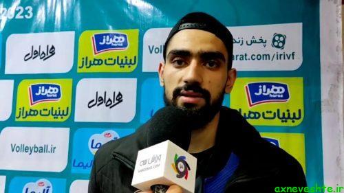 عکس و بیوگرافی علی حاجی پور والیبالیست